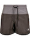 Men's Swimwear Shorts Black Bird / Asphalt Striped