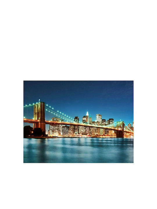 Fototapet de Perete 200x154cm Sparkling Brooklyn Bridge Tesatura