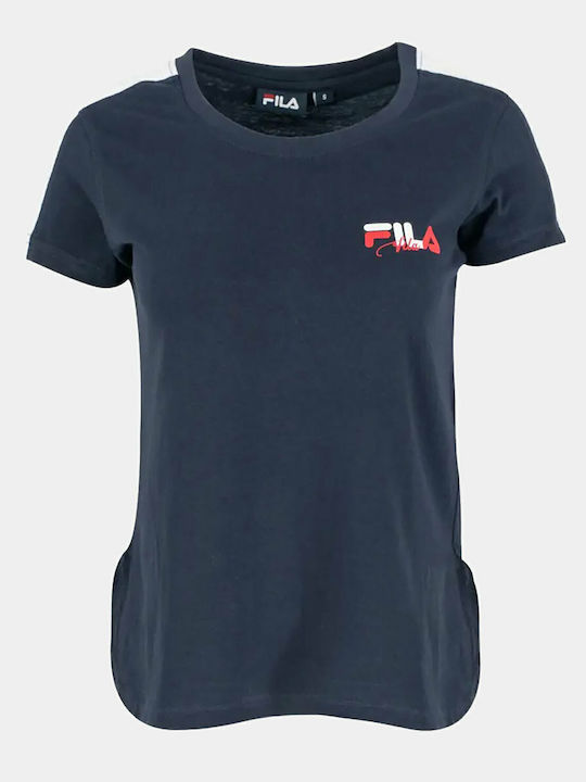 FILA Nerissa Bluze Damă Tip Tricou Navy Albastr...