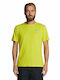 Graphic Print Tricou Galben