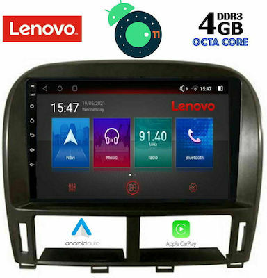 Lenovo Sistem Audio Auto pentru Jaguar XF Lexus LS - Magazin online / LX 2000-2006 (Bluetooth/USB/AUX/WiFi/GPS/Apple-Carplay/Partitură) cu Ecran Tactil 9"