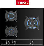 Teka GBC 63010 KBA 112580044 Plită pe Gaz Lichefiat Autonomă 60x51εκ.