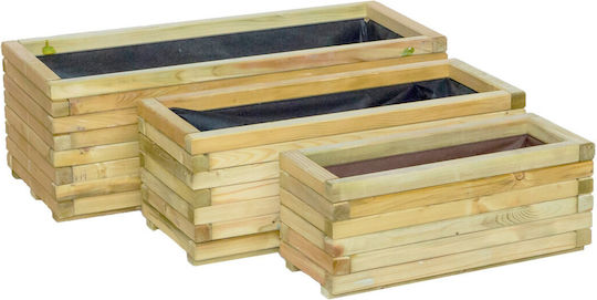 Showood Topf Hölzernes 110x50x37cm.