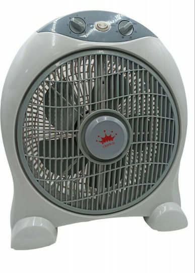 Box Fan 45W Διαμέτρου 30cm Λευκό