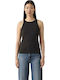 Originals Red Tab Women's Blouse Cotton Sleeveless Black