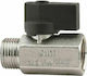 Cimberio Βάνα / Διακόπτης Γωνιακός 1/2"x1/2" Αρσενικό/Θηλυκό
