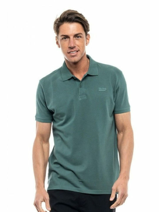 Biston Men's Short Sleeve Blouse Polo Green