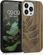 KWmobile Leaves and Berries Back Cover Ξύλινο D...