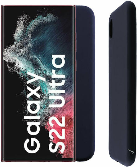 Volte-Tel Camera Guard Back Cover Silicone Cobalt Blue (Galaxy S22 Ultra)