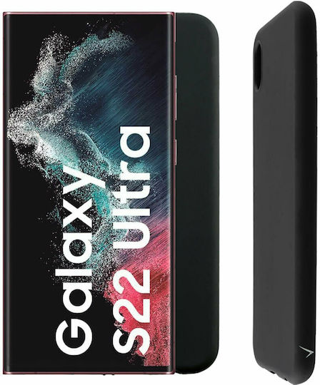Volte-Tel Camera Guard Задна корица Силикон Черен (Galaxy S22 Ultra 5G)