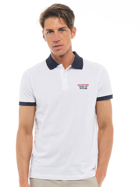 Splendid Polo T-Shirt Weiß