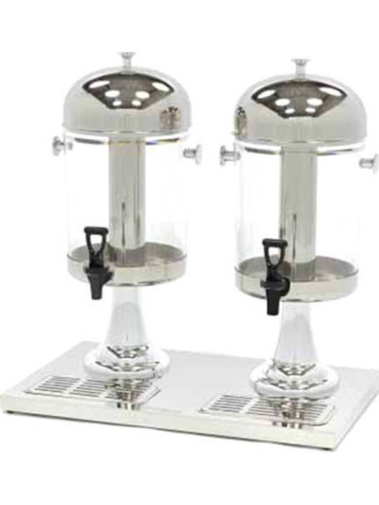 Homestyle Double Cold Beverage Dispenser 2x8L P59 x W55 x H35 cm