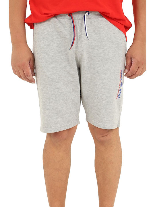 Beverly Hills Polo Club Sportliche Herren Shorts Regular Fit Grau