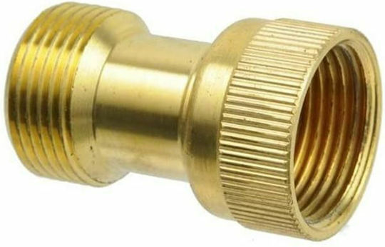 Aquajet 8006360022159 Σύνδεσμος Ρακόρ με Αρσενικό-Θηλυκό Σπείρωμα 25.4mm Μπρούτζινο