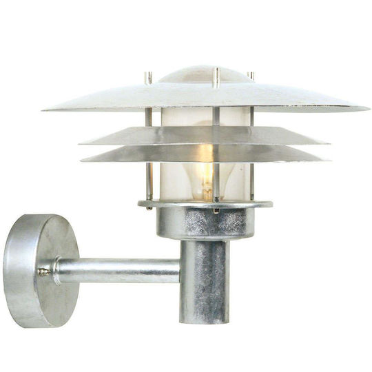 Nordlux Alienborg Lumină de exterior cu abajur montată pe perete E27 IP54 37.5x26εκ.