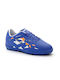 Lotto Παιδικά Ποδοσφαιρικά Παπούτσια Solista 700 V Tf Jr με Σχάρα Μπλε