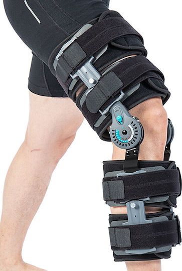 E-Life Bracing Ортеза Сплит Пателофеморален в Черен Цвят