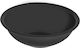 Evivak Melaware Νο51 Eisschüssel Rund aus Melamin Black mit Durchmesser 13cm