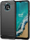 Hurtel Carbon Задна корица Силикон Черен (Nokia G50)