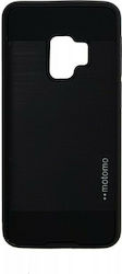 Motomo Tough Armor Silicone / Synthetic Back Cover Black (Galaxy S9)