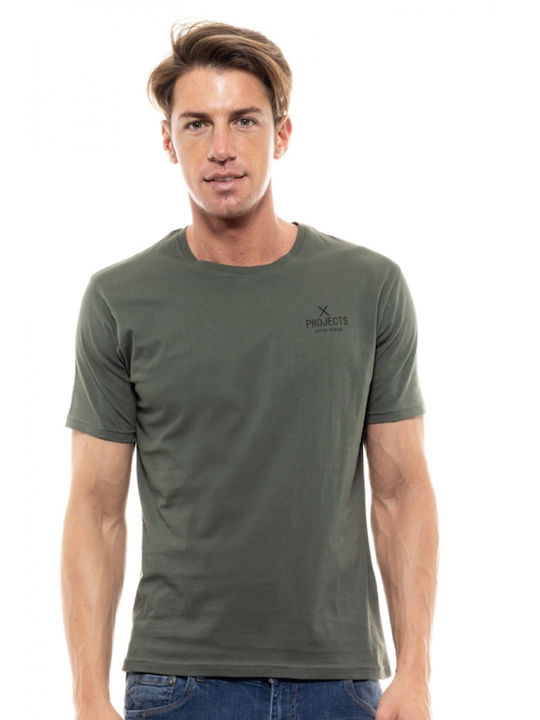 Biston Men's Short Sleeve T-shirt Khaki