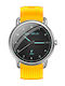 DAS.4 SG65 Smartwatch με Παλμογράφο (Black/Yellow)