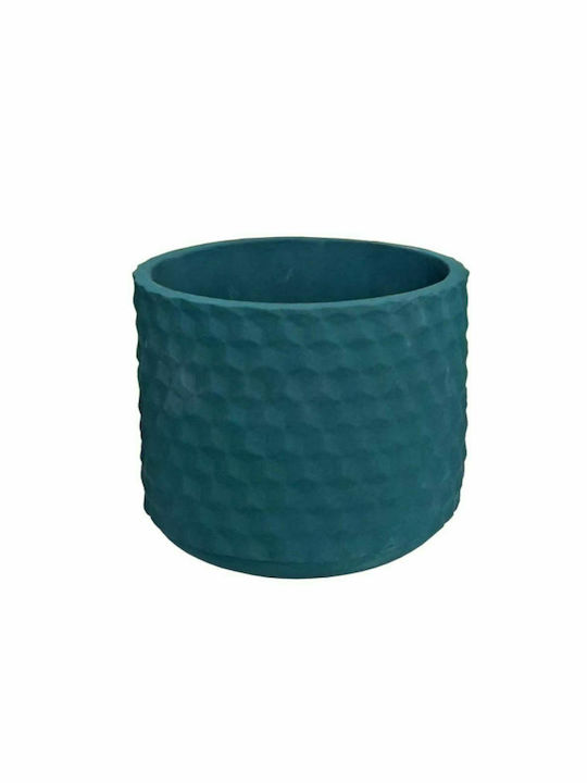 Marhome Plant Pot In Green Colour 16x14cm