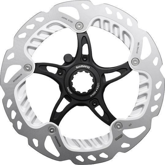 Shimano RT-EM900 Bicycle Disc Brake Rotor 180mm with Lock ring