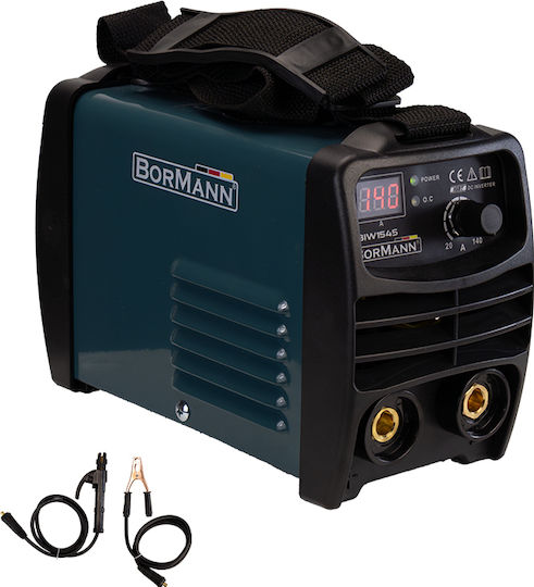 Bormann BIW1545 Ηλεκτροκόλληση Inverter MMA με Μέγιστο Ρεύμα Συγκόλλησης 140A και Κύκλο Εργασίας 45%