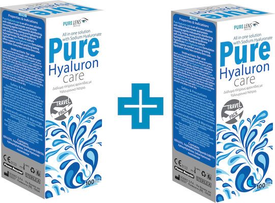 Pure Lens Hyaluron Care Soluție pentru lentile de contact 2x100ml