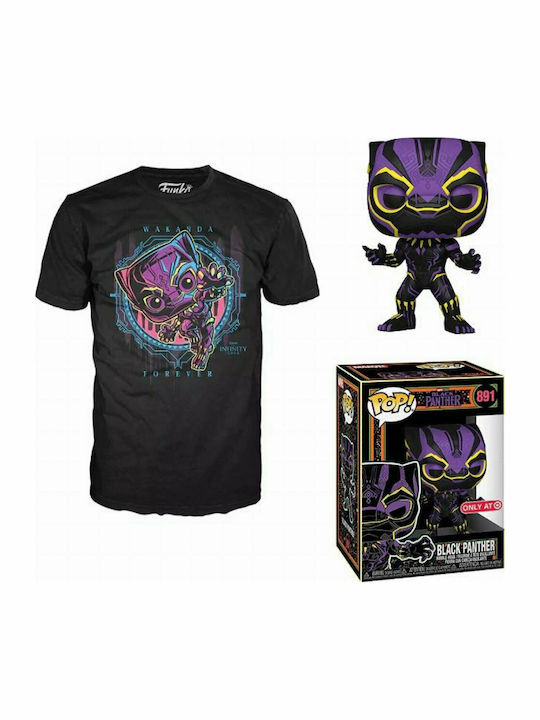 Funko Поп! Tees Marvel: Черната пантера - Wakan...