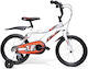 Pro Thunder Kids 16" Παιδικό Ποδήλατo BMX Λευκό