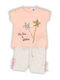 Kinder-Set mit Shorts Sommer 2Stück Rosa