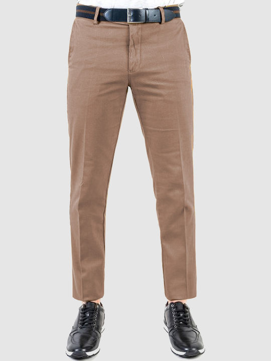 Trousers Chino Elastic in Regular Fit Sand