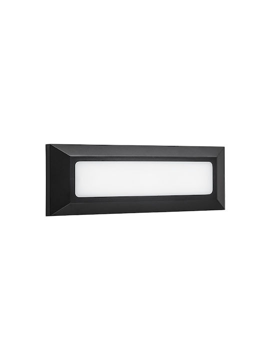 Elmark Wall-Mounted Outdoor Ceiling Light LED IP65 4W with Natural White Light 23x18εκ.