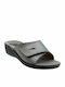 Platforme Dama Anatomici Tip Slip On Argintiu