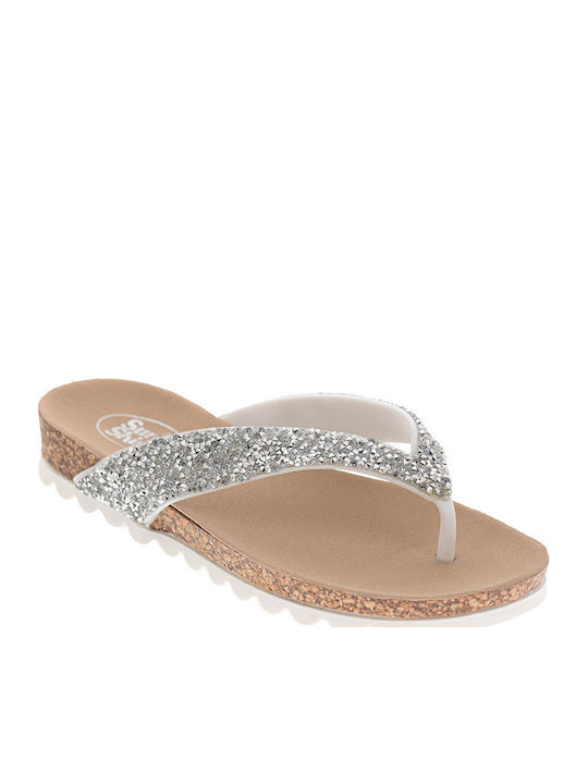 Sunshine Flache Sandalen für Damen Anatomisch i...