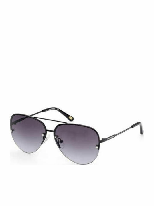 Skechers Women's Sunglasses with Black Frame and Black Gradient Lens SE6044 01B