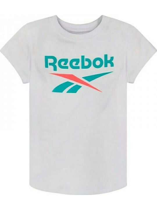 Reebok Παιδικό T-shirt Λευκό Lock Up Tee