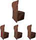 Palatex Husă Elastică Scaun Brown 908 4buc 1401154