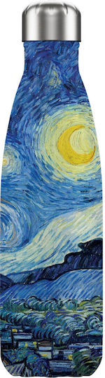 Enesco Бутилка Термос Неръждаема стомана Без BPA 500мл Van Gogh Nuit Etoilee