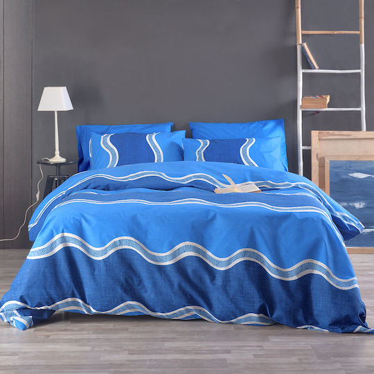 Palatex Bettdecken-Set Einzelbett 160x240cm Space PC Rain 2Stück