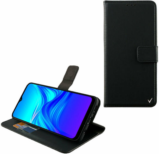 Volte-Tel Allure Magnet Wallet Piele artificială Negru (Tcl 20Y, 20E)