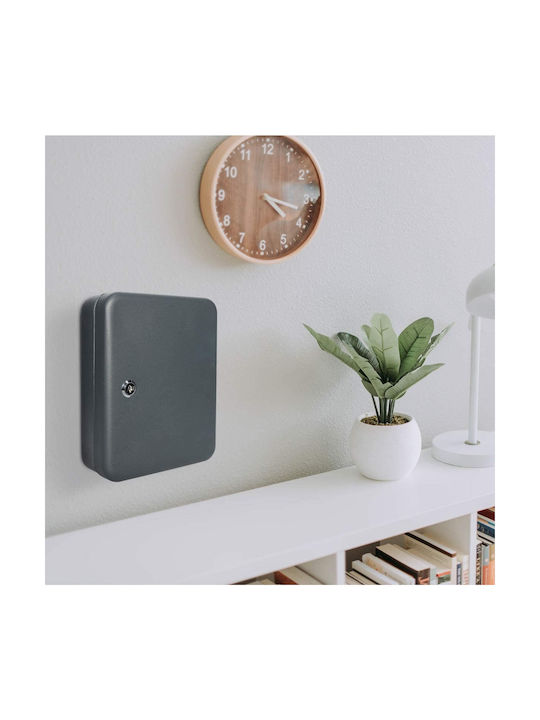 Navaris Agățătoare Chei Metalică 48 Compartimente Cu Încuietoare 20x8x25cm