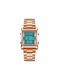 Skmei Digital Watch Chronograph Battery with Metal Bracelet Rose Gold