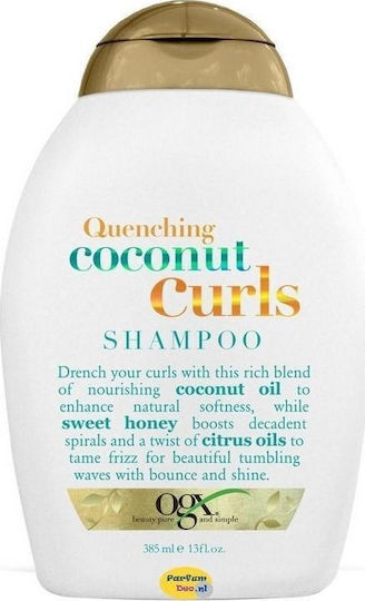 OGX Coconut Curls Smoothing Shampoo For Curly Hair 385ml