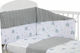 Bubaba Set Pentru Patut Rainbow Gri 6buc piese