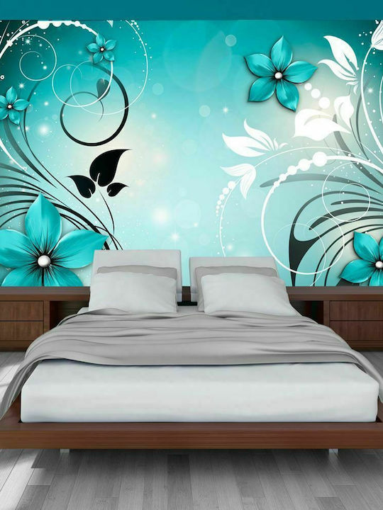 Self-adhesive Wall Mural Turquoise Dream Turquoise 196x140cm