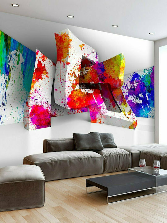 Wall Mural Three-dimensional Shapes Fabric 100x70cm