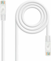 Nanocable 10.20.1800-L30-W U/UTP Netzwerkkabel Kat.6 Ethernet Kabel 0,3m Weiß